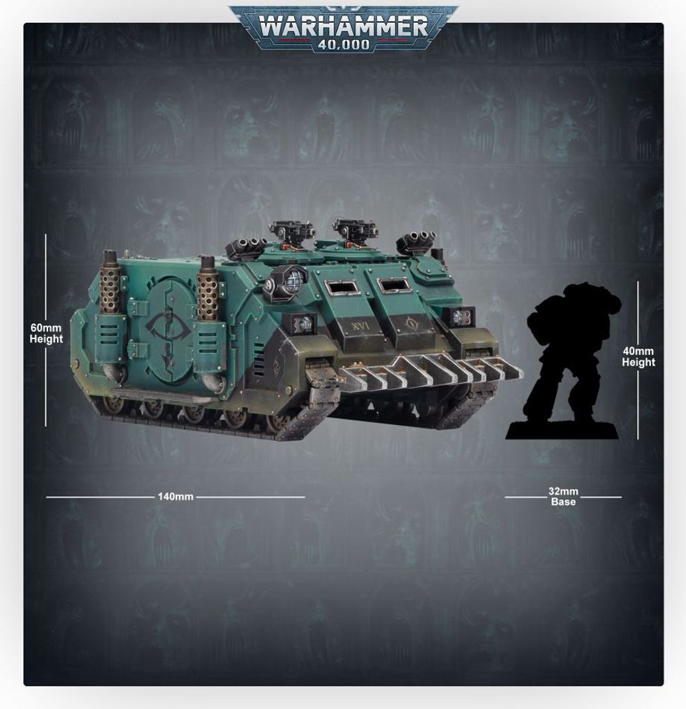 Legiones Astartes: Deimos Pattern Rhino | Buy Online from The Home Crafters