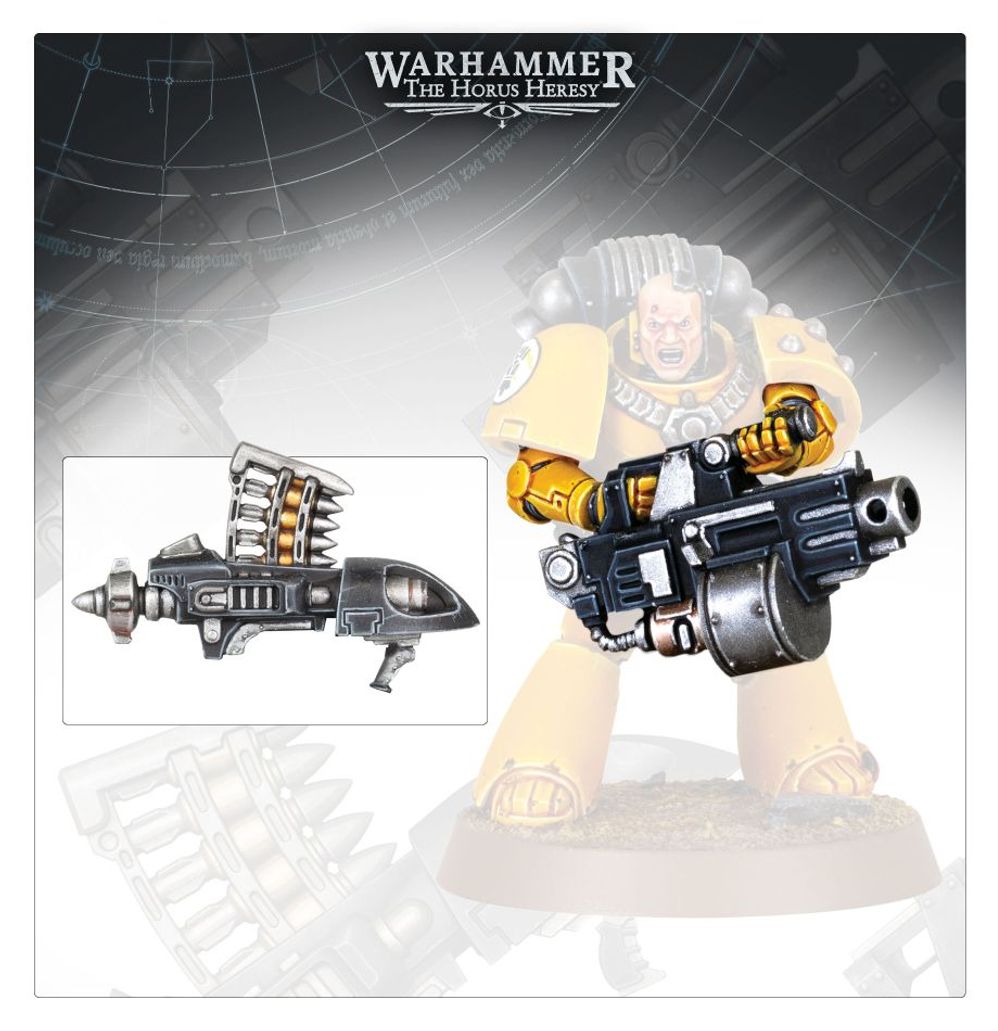 Legiones Astartes: Missile Launchers & Heavy Bolters - Upgrade Set | Buy Online from The Home Crafters