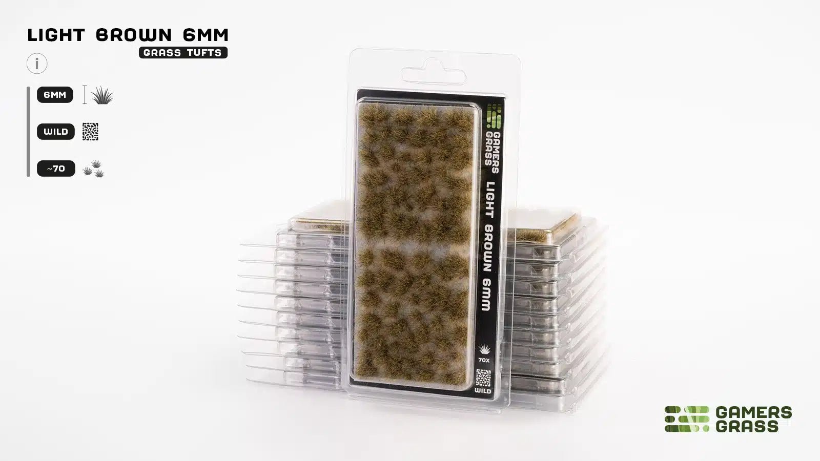Gamers Grass Light Brown 6mm - Wild