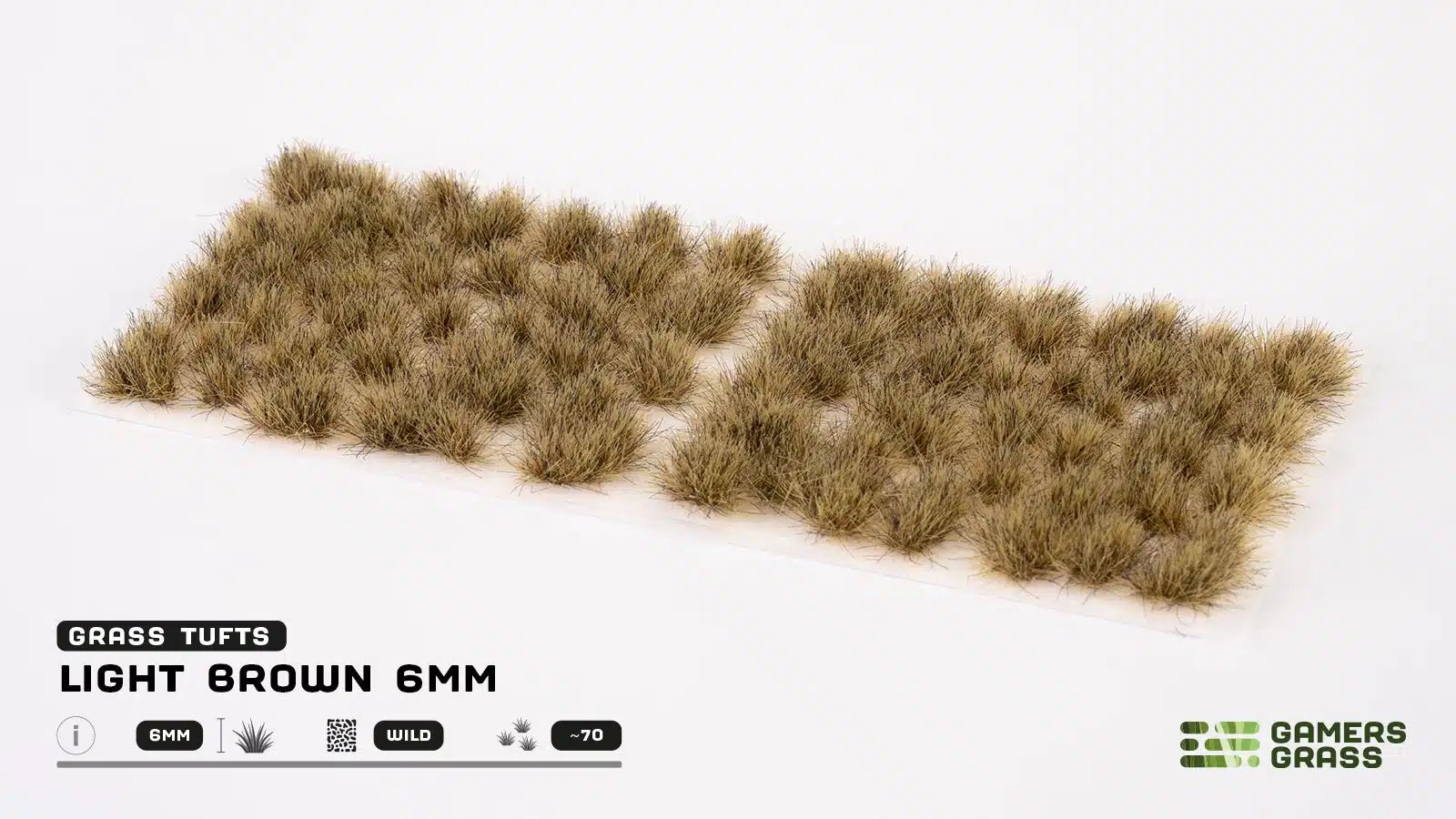 Gamers Grass Light Brown 6mm - Wild