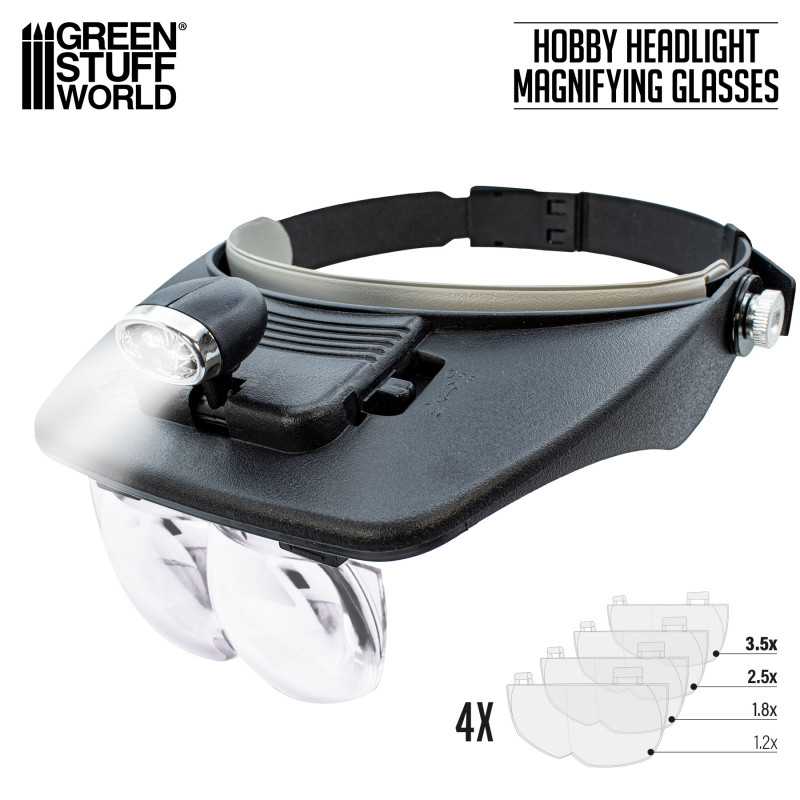 Green Stuff World: Magnifying Glasses with Head Light | Buy Online from The Home Crafters