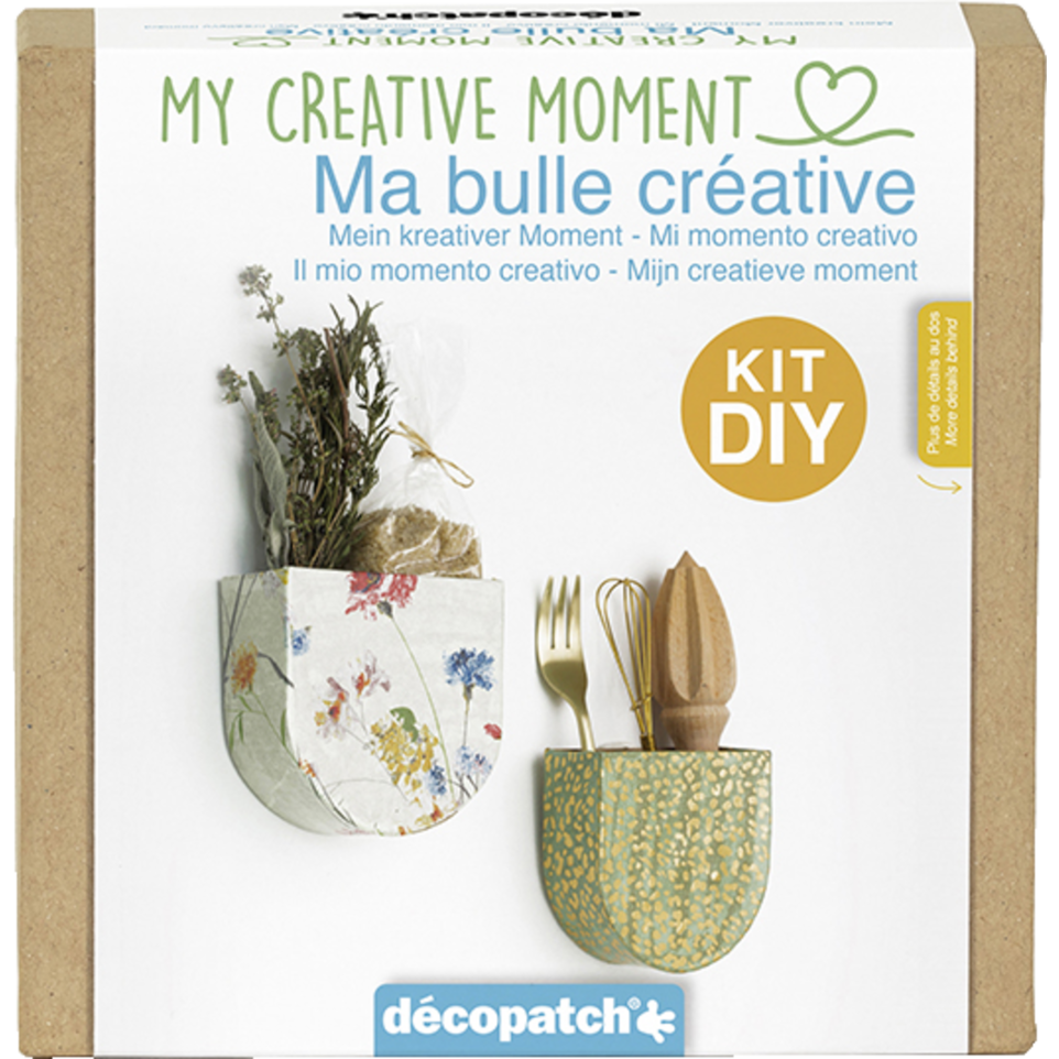 Decopatch My Creative Moment Kit - Wall Baskets