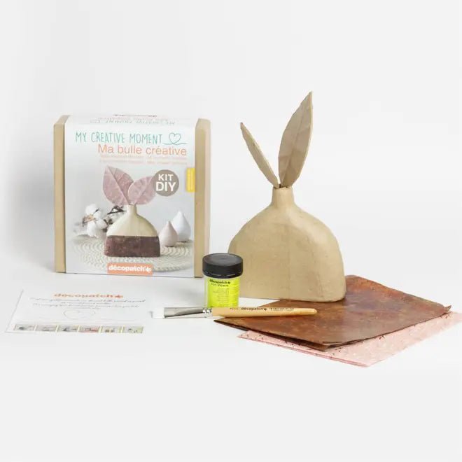 Decopatch My Creative Moment Kit - Vase with Leaves | Buy Online from The Home Crafters