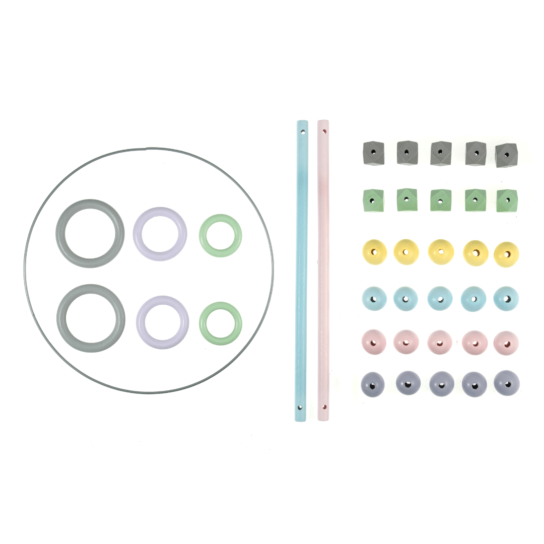 Macramé Accessories Starter Pack - 39 pieces | Buy Online from The Home Crafters