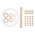 Macramé Accessories Starter Pack - 39 pieces | Buy Online from The Home Crafters