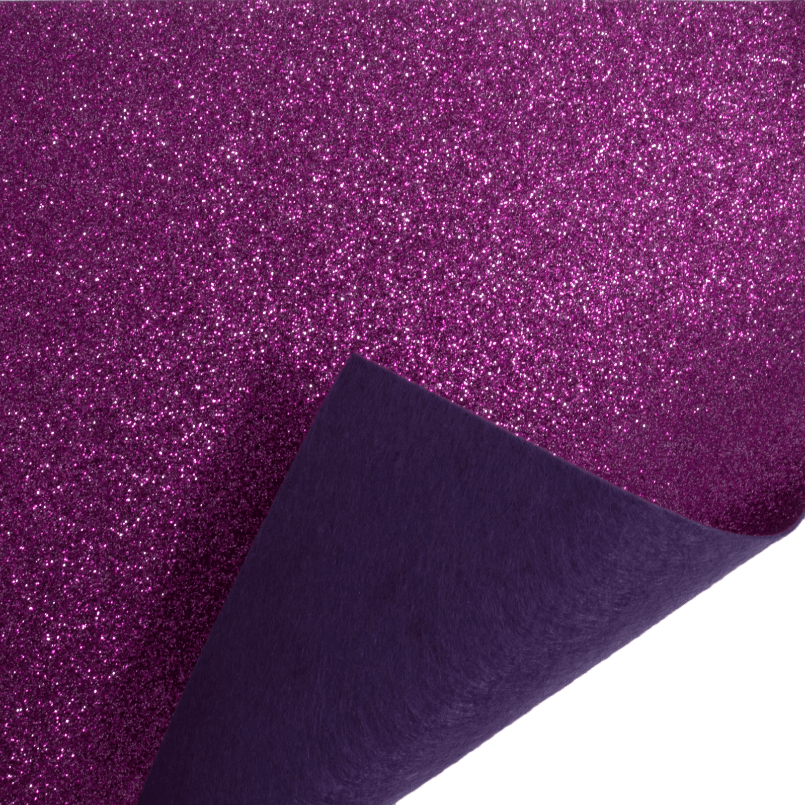 Glitter Felt Sheet 30 x 23cm: Firm - Various Colours