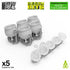 Green Stuff World: 3d Printed Resin Bits Scenery - 1:48 Magic Cauldrons for 3mm LEDS - 5pc | Buy Online from The Home Crafters