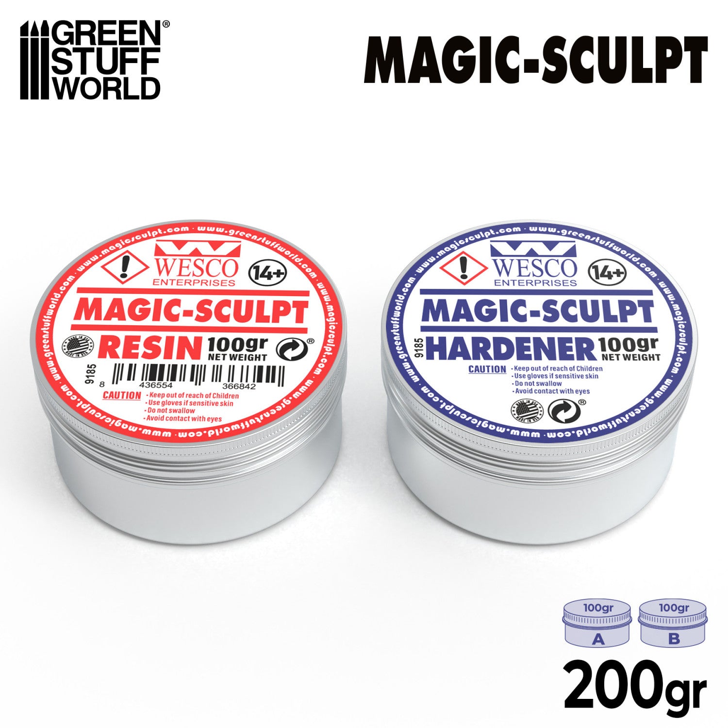 Magic Sculpt 2-Part Epoxy Putty - 200g | Buy Online from The Home Crafters