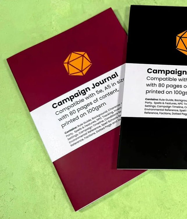 D&D Campaign Journal | RPG Notebook for 5e | Buy Online from The Home Crafters