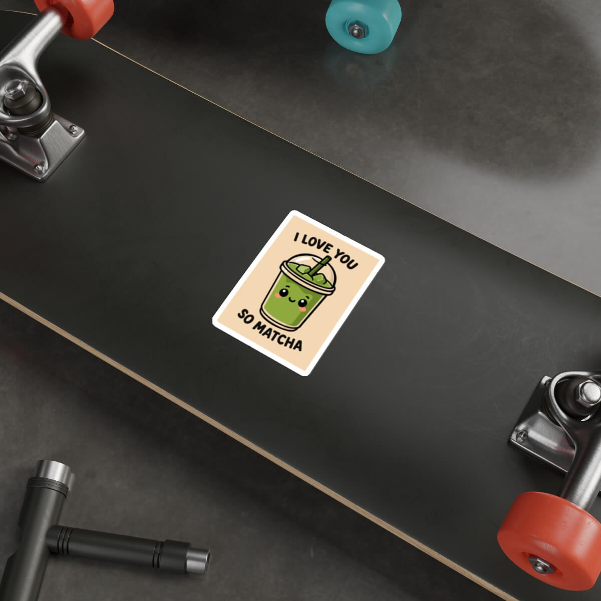 I Love You So Matcha Sticker | Buy Online from The Home Crafters