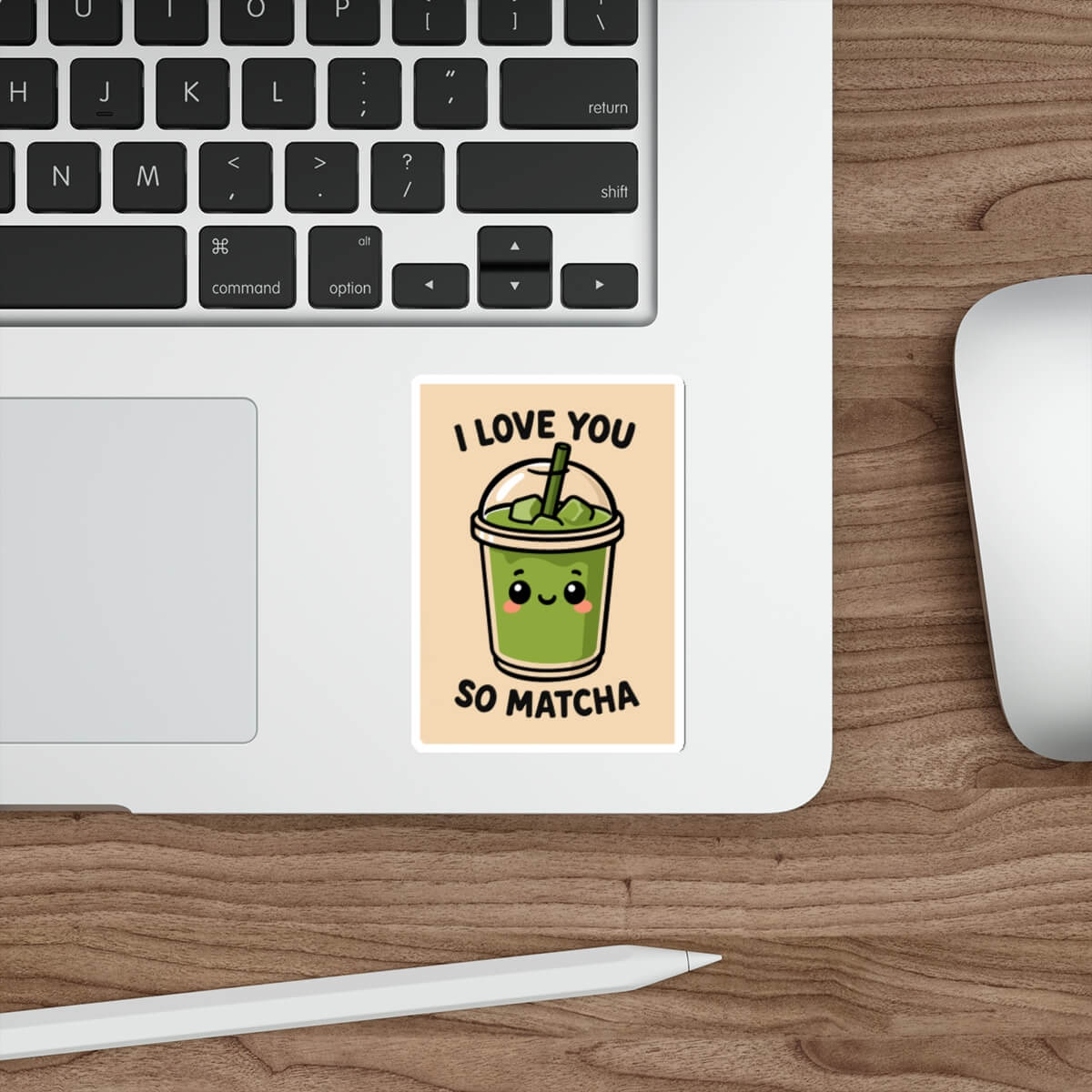 I Love You So Matcha Sticker | Buy Online from The Home Crafters