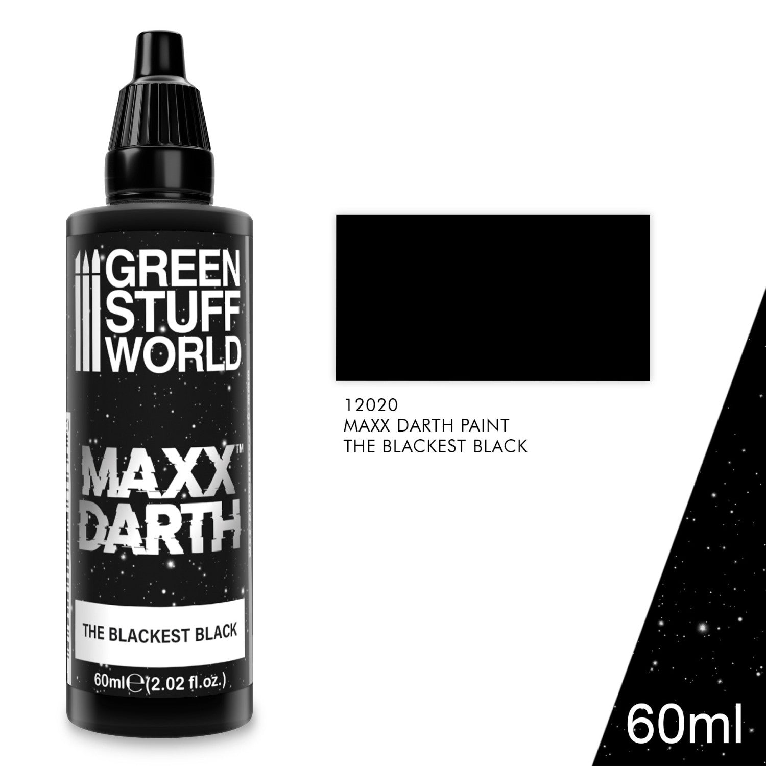 Green Stuff World: MAXX DARTH Blackest Black Paint
