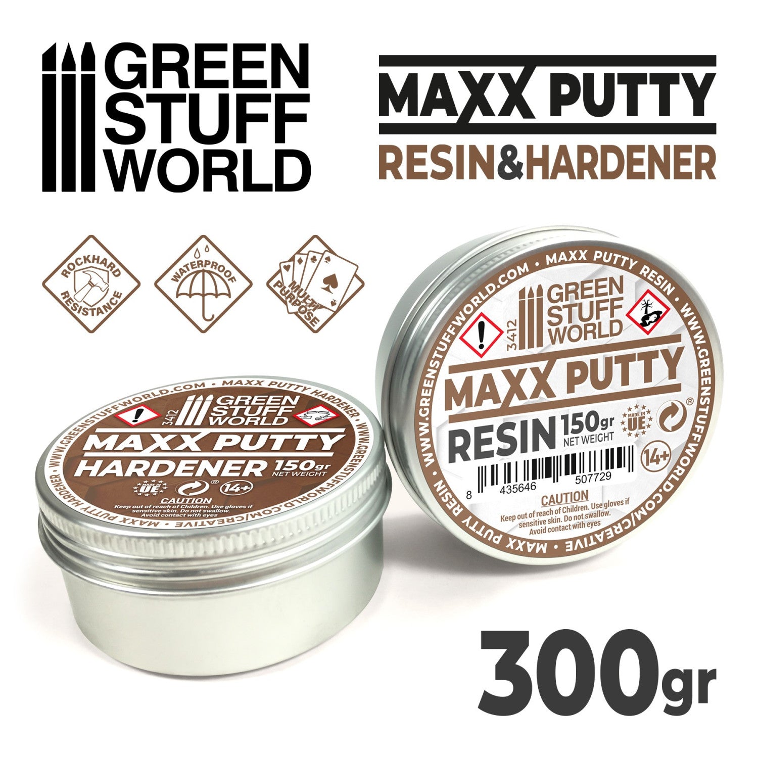 2-Part Epoxy Maxx Putty (150g + 150g) | Buy Online from The Home Crafters