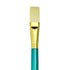 Menta Series 38: Synthetic White Bristle Long Handle Paintbrush - Flat | Buy Online from The Home Crafters