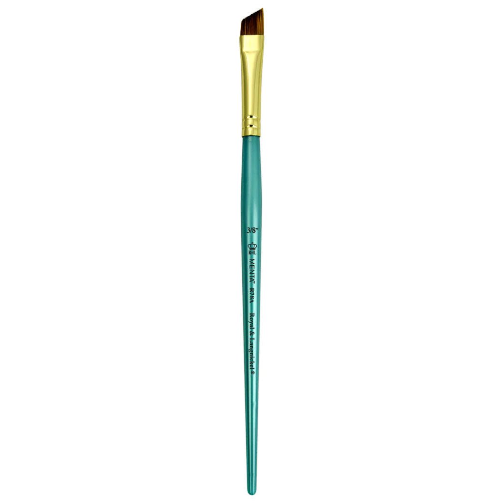Menta Series 78: Synthetic Sable Paintbrush - Angular | Buy Online from The Home Crafters