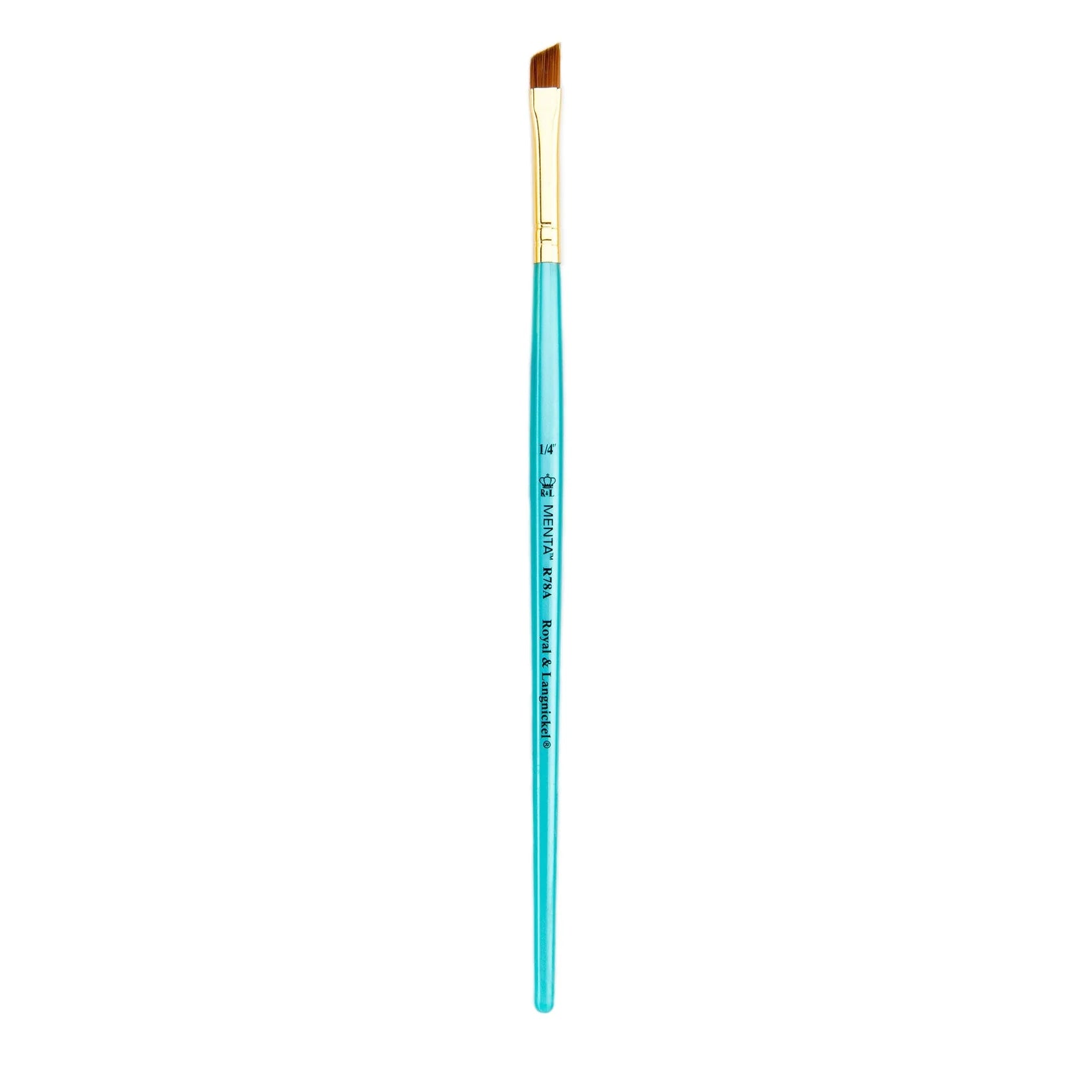 Menta Series 78: Synthetic Sable Paintbrush - Angular | Buy Online from The Home Crafters
