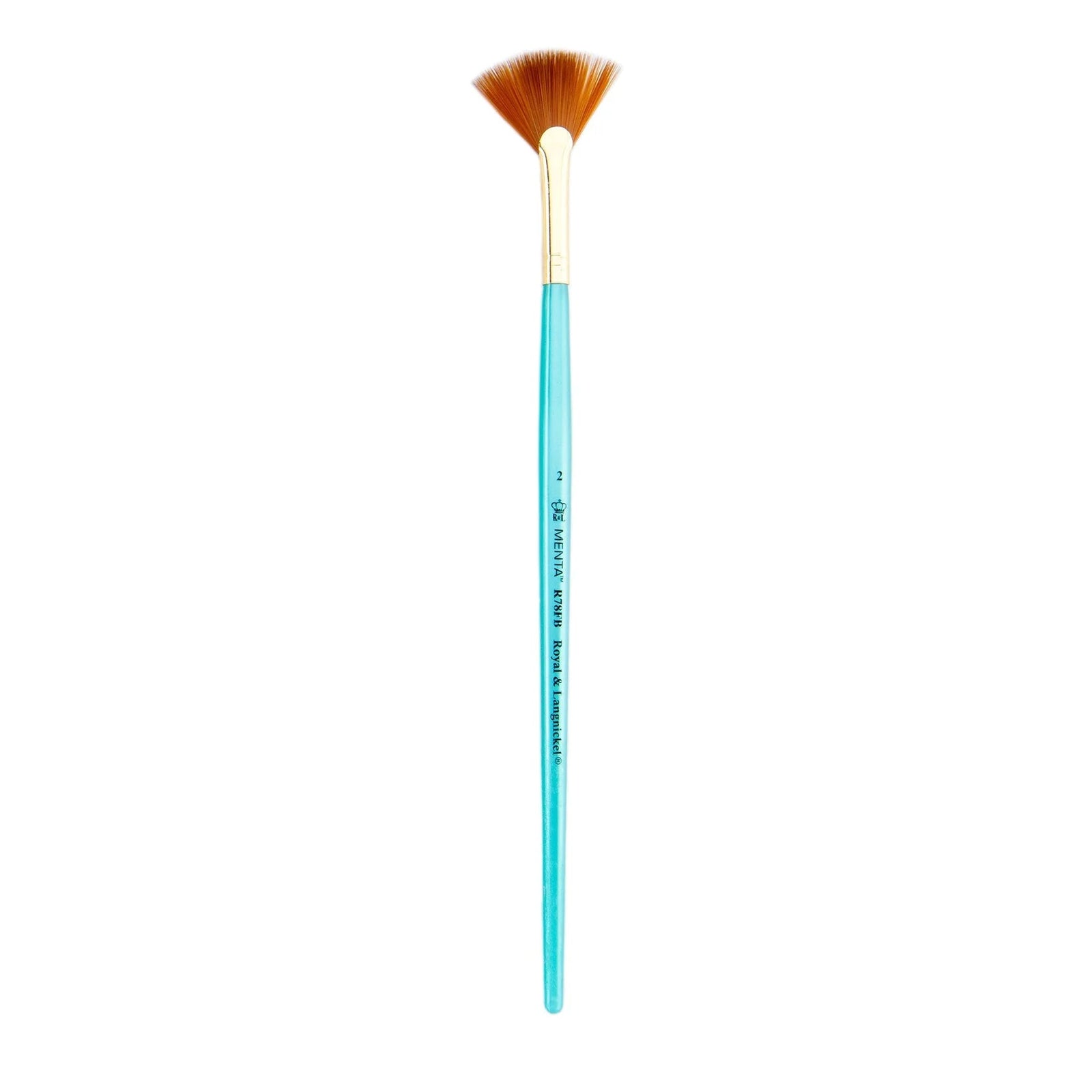 Menta Series 78: Synthetic Sable Paintbrush - Fan | Buy Online from The Home Crafters