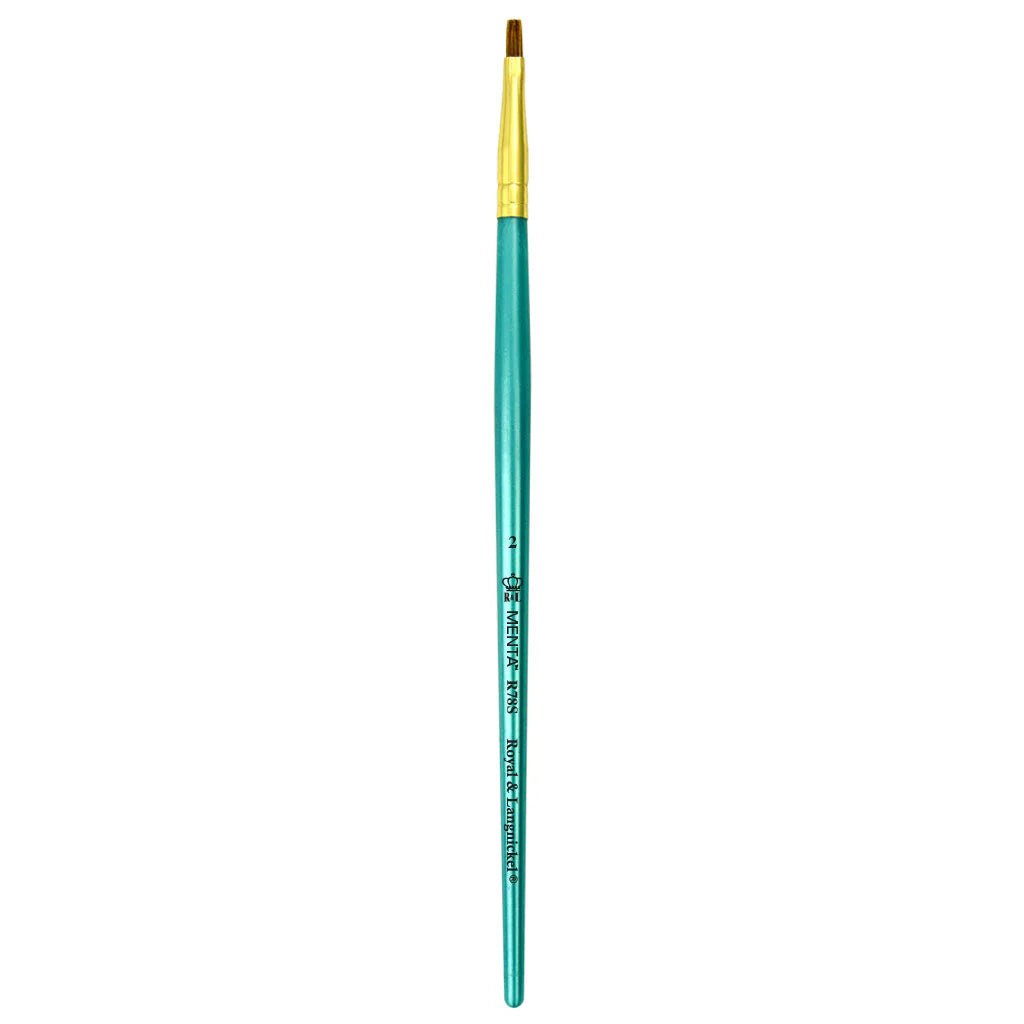 Menta Series 78: Synthetic Sable Paintbrush - Shader | Buy Online from The Home Crafters
