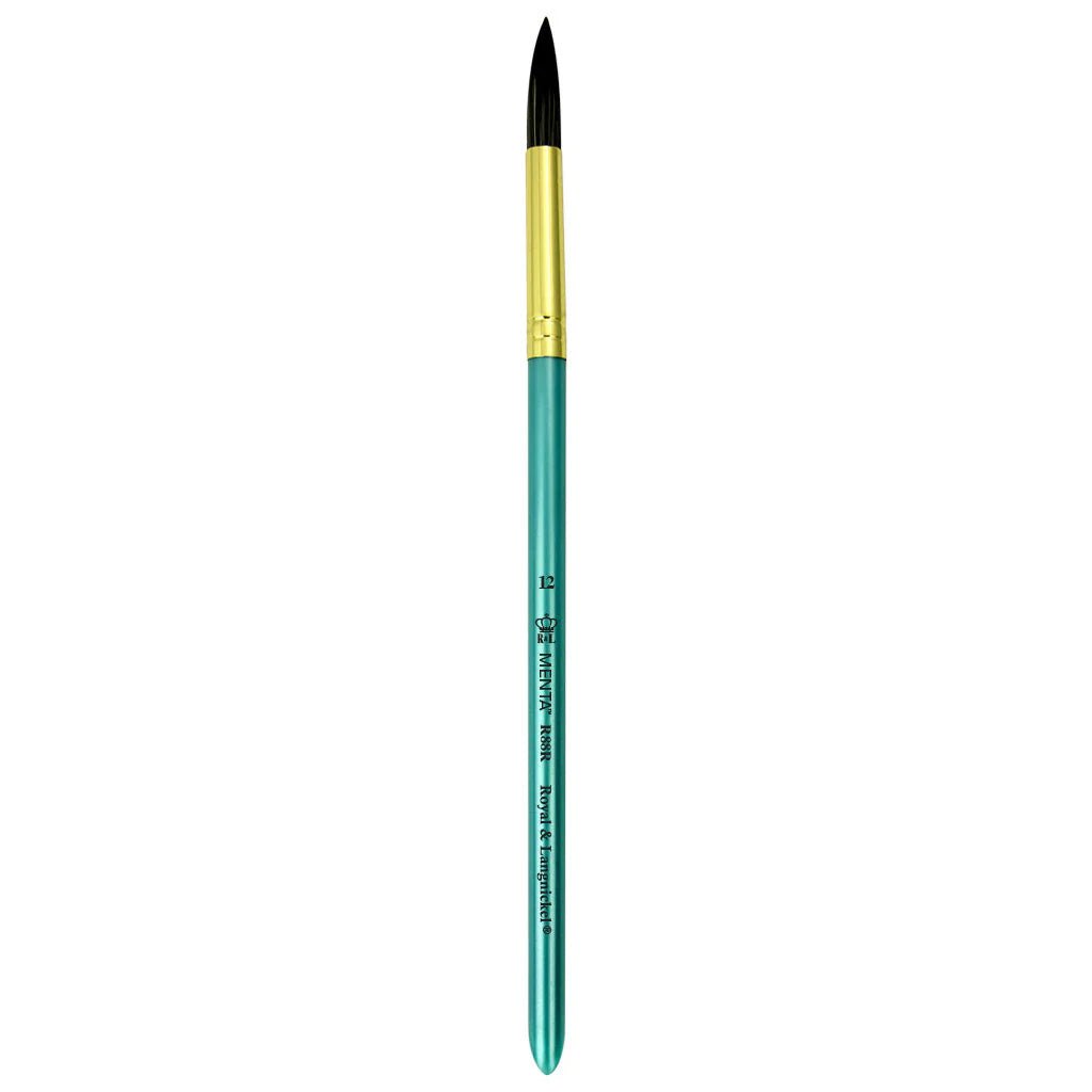 Menta Series 88: Synthetic Squirrel Paintbrush - Round | Buy Online from The Home Crafters
