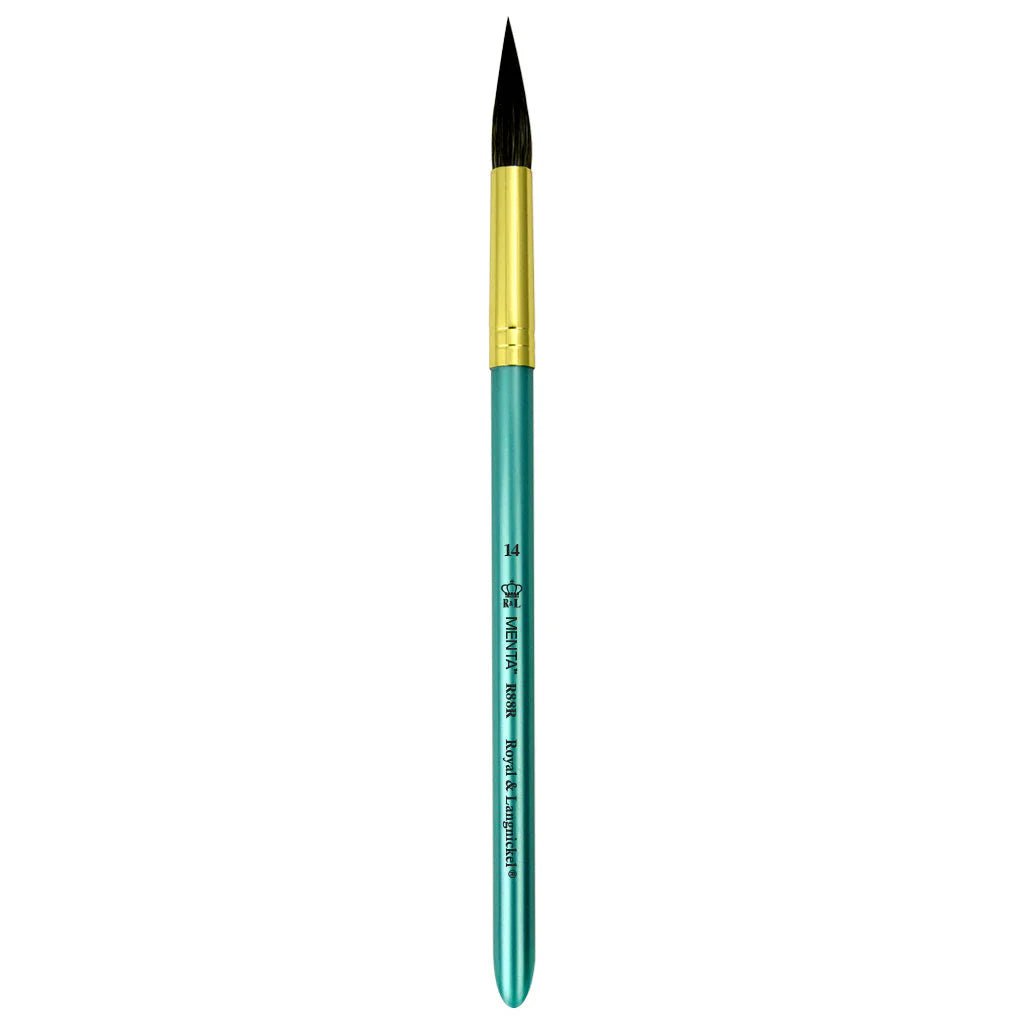 Menta Series 88: Synthetic Squirrel Paintbrush - Round | Buy Online from The Home Crafters