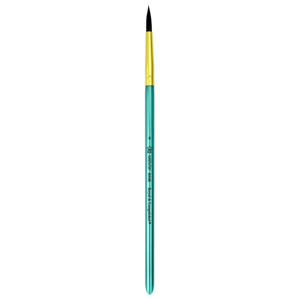 Menta Series 88: Synthetic Squirrel Paintbrush - Round | Buy Online from The Home Crafters