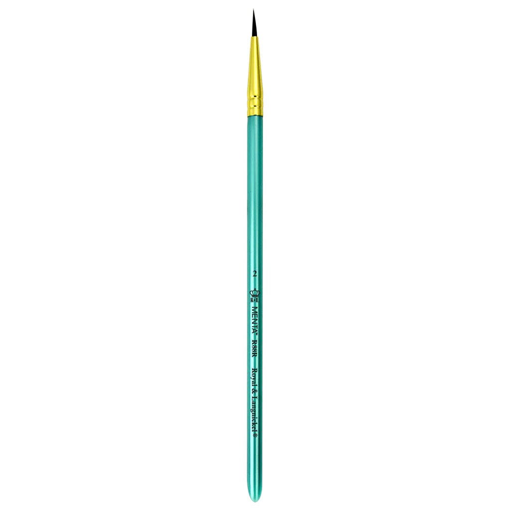 Menta Series 88: Synthetic Squirrel Paintbrush - Round | Buy Online from The Home Crafters