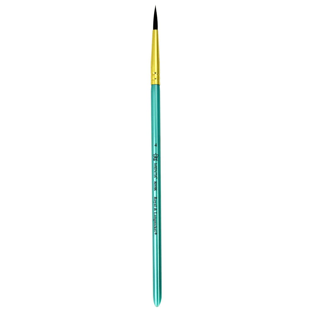 Menta Series 88: Synthetic Squirrel Paintbrush - Round | Buy Online from The Home Crafters