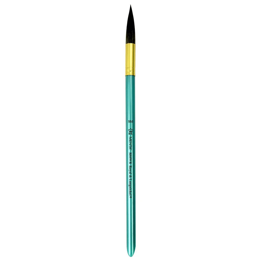 Menta Series 88: Synthetic Squirrel Paintbrush - Round Wash | Buy Online from The Home Crafters