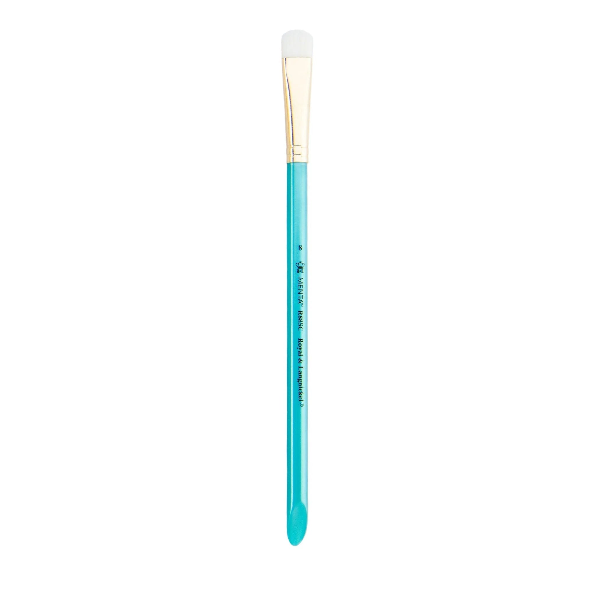 Menta Series 88: Synthetic Squirrel Paintbrush - Stiff Scrubber | Buy Online from The Home Crafters