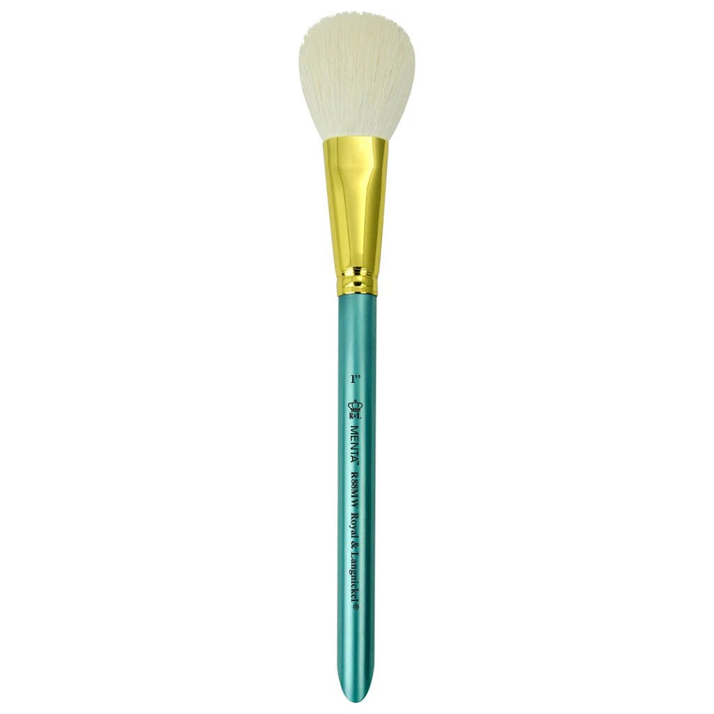Menta Series 88: Synthetic White Goat Paintbrush - Mop | Buy Online from The Home Crafters