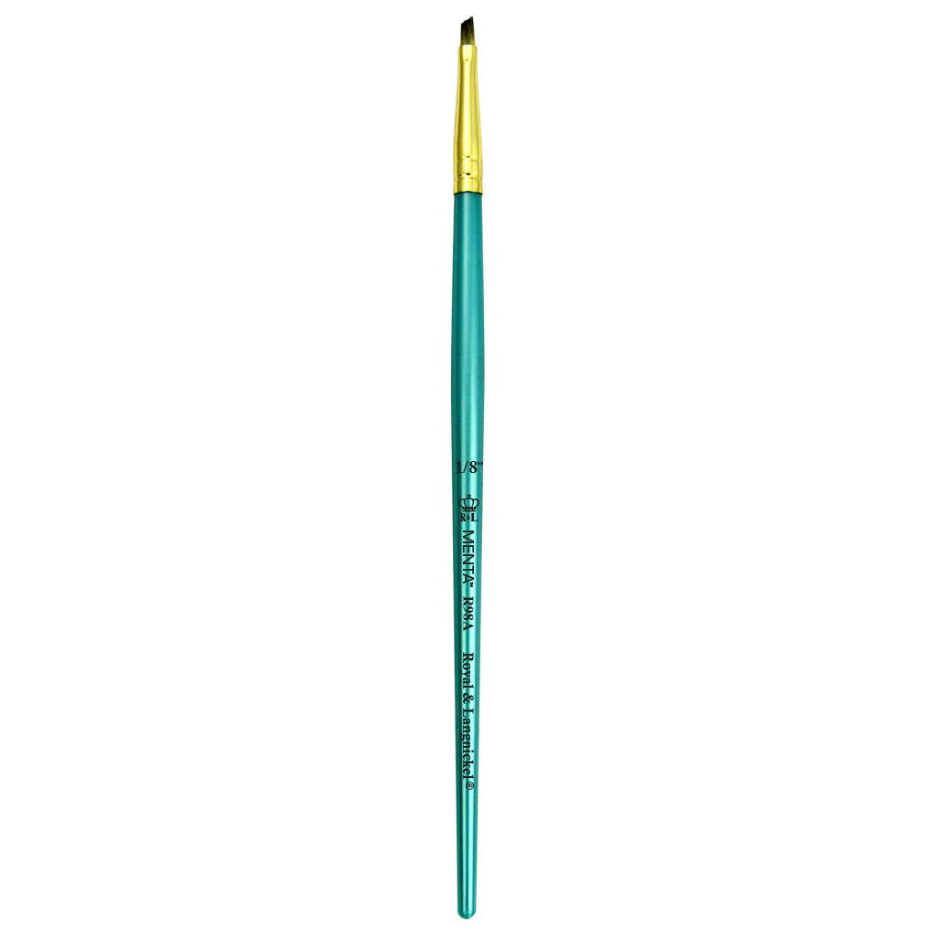 Menta Series 98: Synthetic Blend Paintbrush - Angular | Buy Online from The Home Crafters