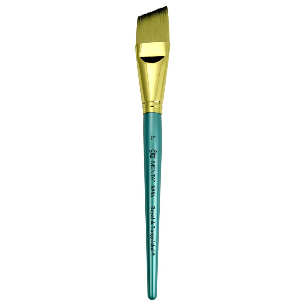 Menta Series 98: Synthetic Blend Paintbrush - Angular | Buy Online from The Home Crafters