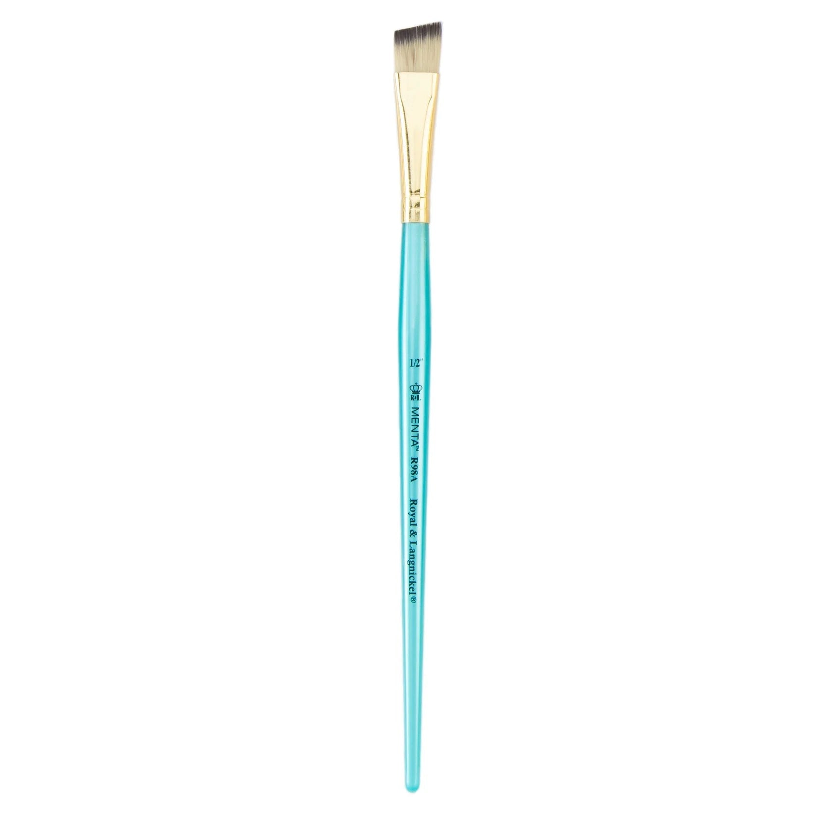 Menta Series 98: Synthetic Blend Paintbrush - Angular | Buy Online from The Home Crafters