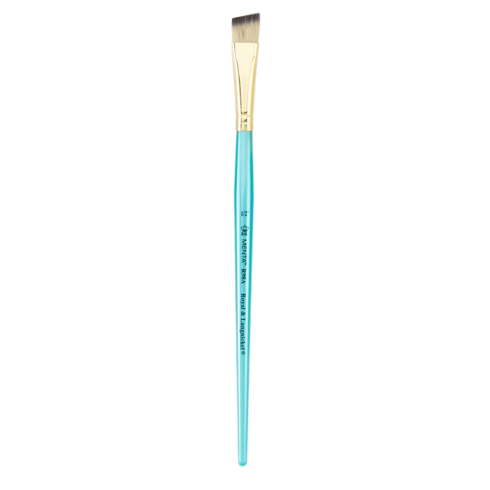 Menta Series 98: Synthetic Blend Paintbrush - Angular | Buy Online from The Home Crafters