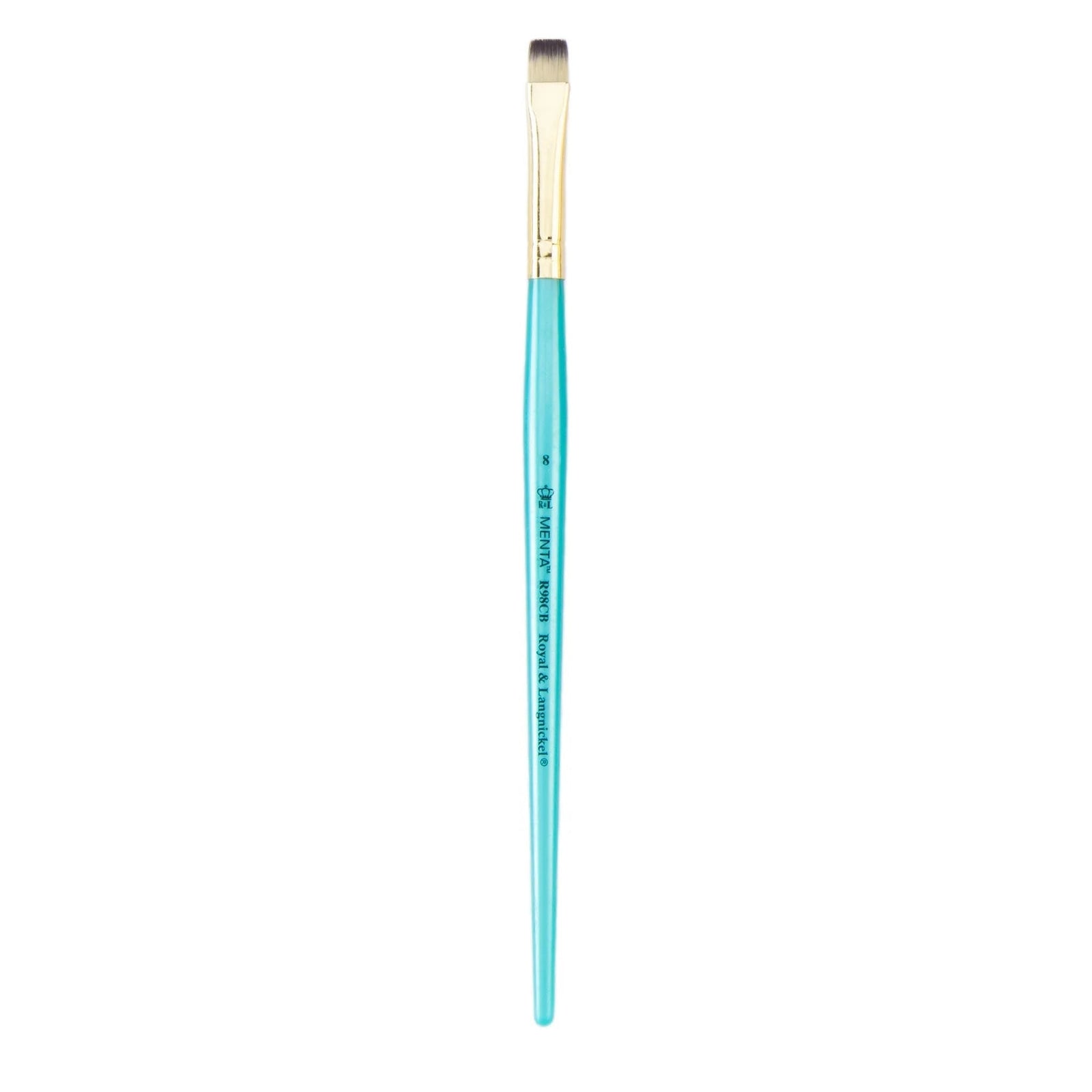 Menta Series 98: Synthetic Blend Paintbrush - Chisel Blender | Buy Online from The Home Crafters