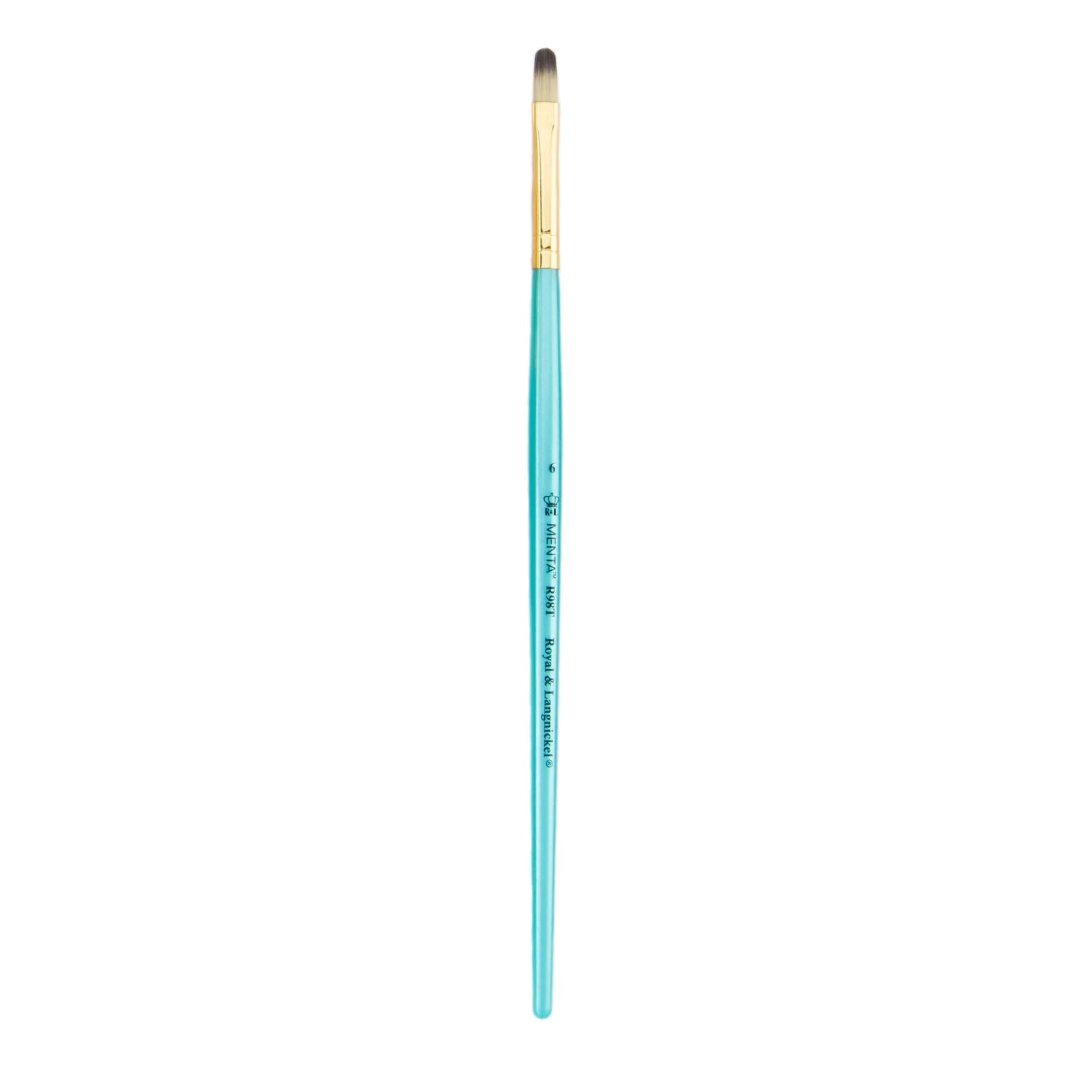 Menta Series 98: Synthetic Blend Paintbrush - Filbert | Buy Online from The Home Crafters