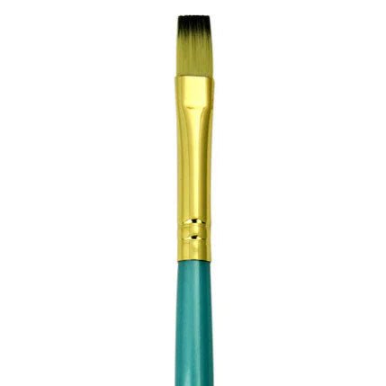 Menta Series 98: Synthetic Blend Paintbrush - Flat Shader | Buy Online from The Home Crafters