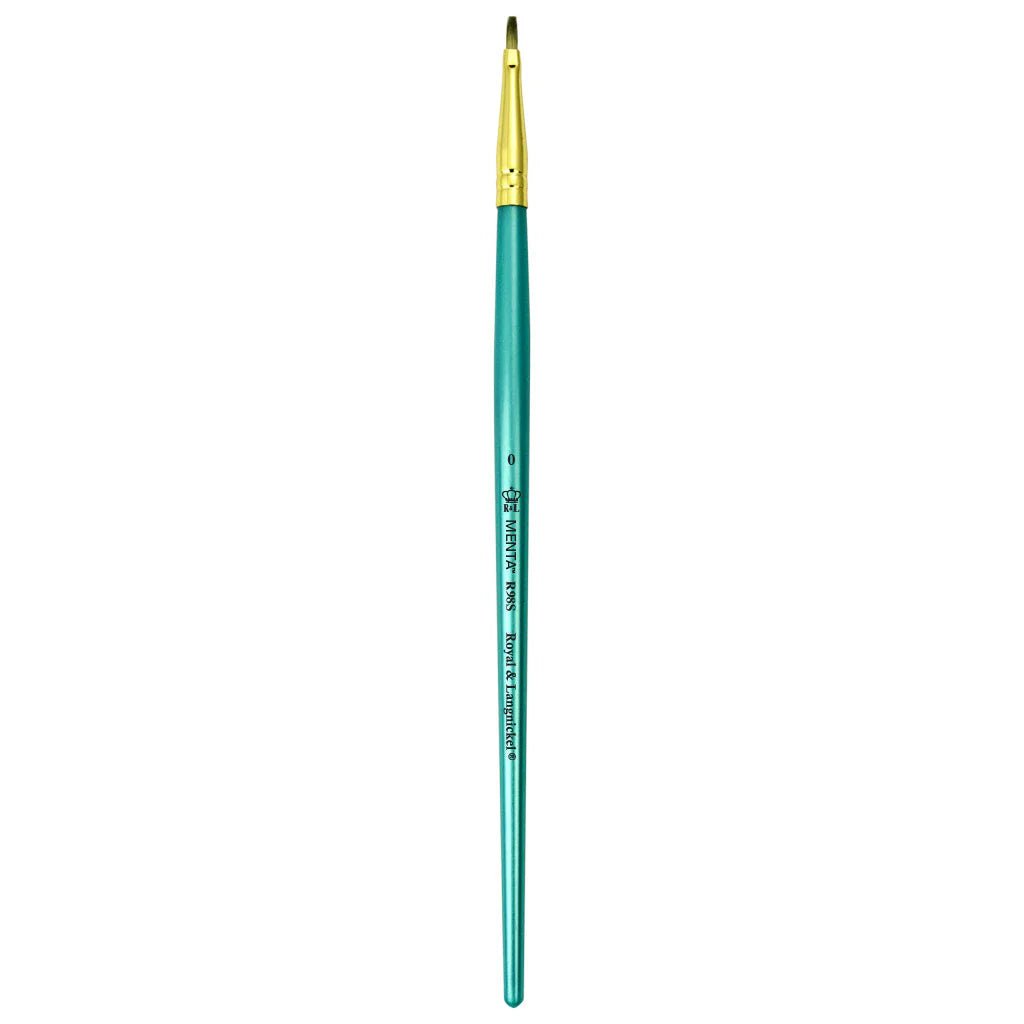 Menta Series 98: Synthetic Blend Paintbrush - Flat Shader | Buy Online from The Home Crafters