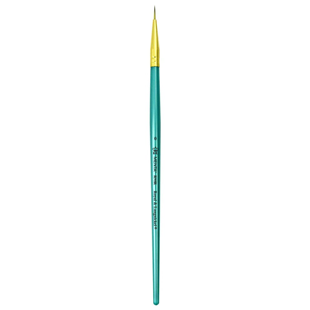 Menta Series 98: Synthetic Blend Paintbrush - Round | Buy Online from The Home Crafters