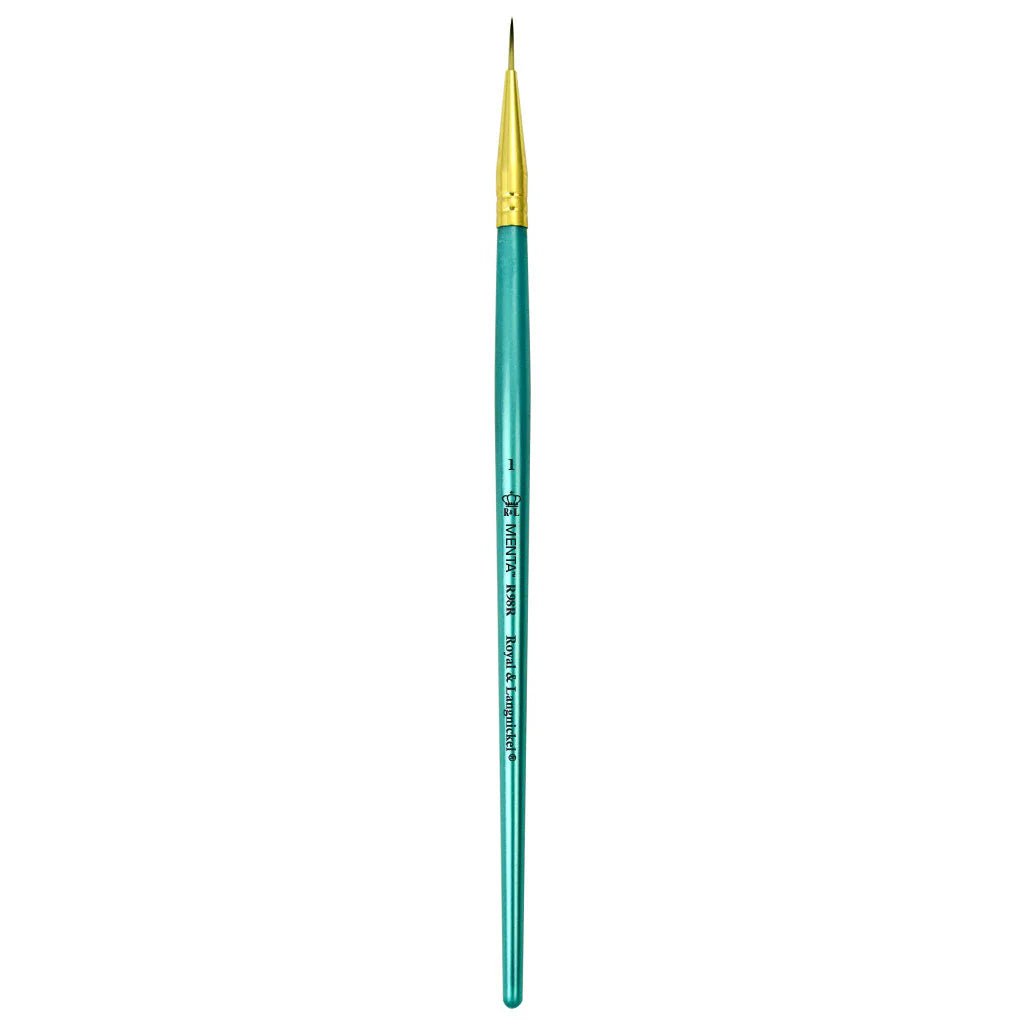 Menta Series 98: Synthetic Blend Paintbrush - Round | Buy Online from The Home Crafters