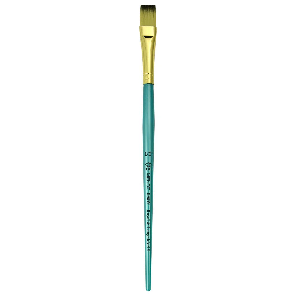 Menta Series 98: Synthetic Blend Paintbrush - Wash | Buy Online from The Home Crafters