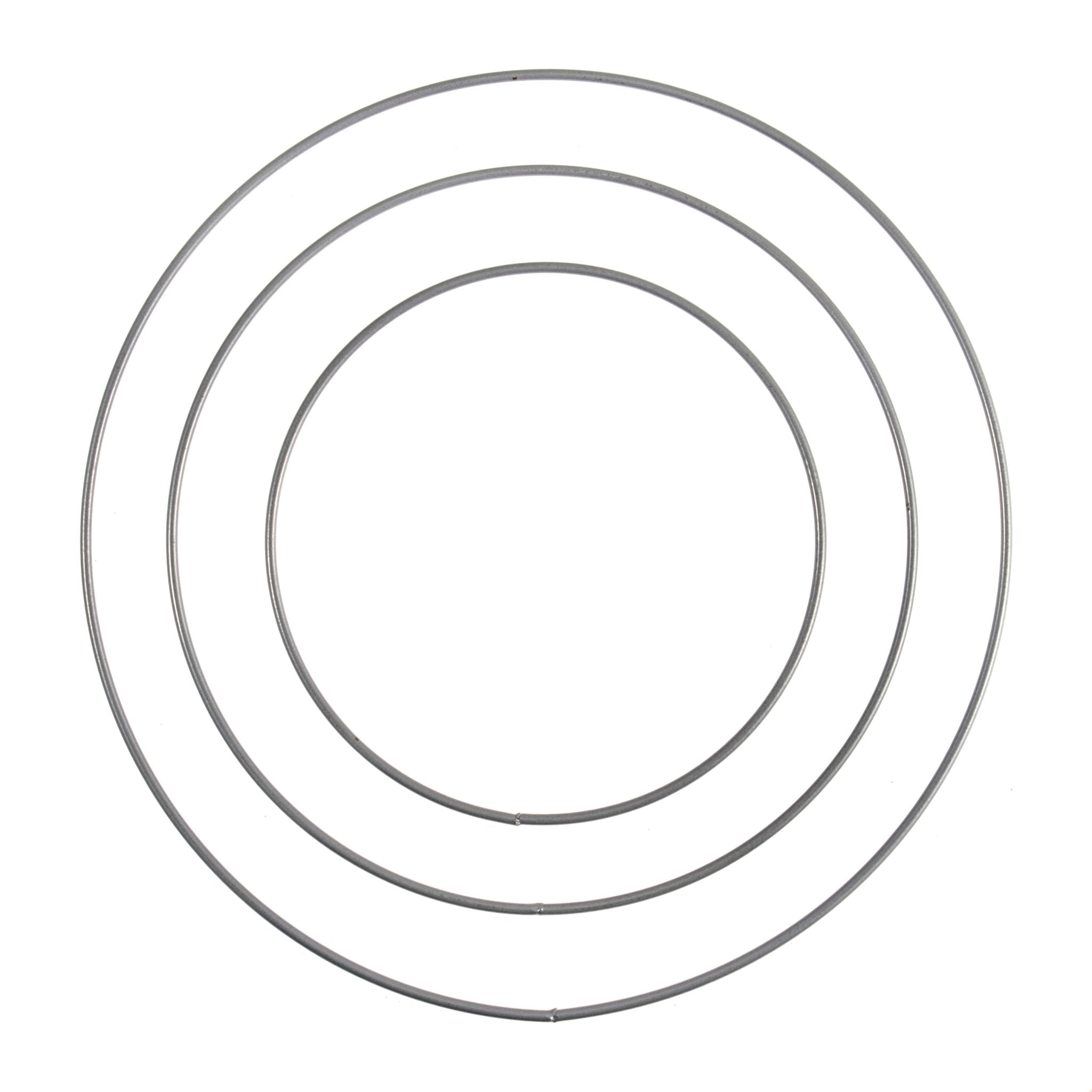Metal Craft Hoops: 15 - 25cm - 3pk | Buy Online from The Home Crafters