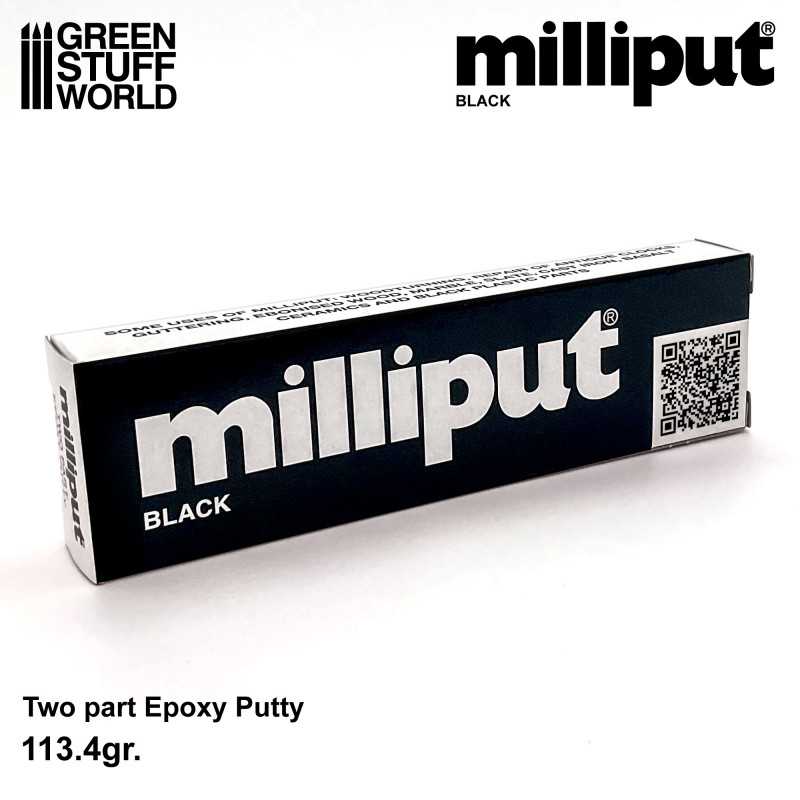 Black Milliput Epoxy Putty - 2x56g