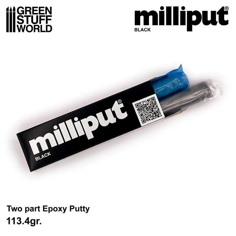 Black Milliput Epoxy Putty - 2x56g