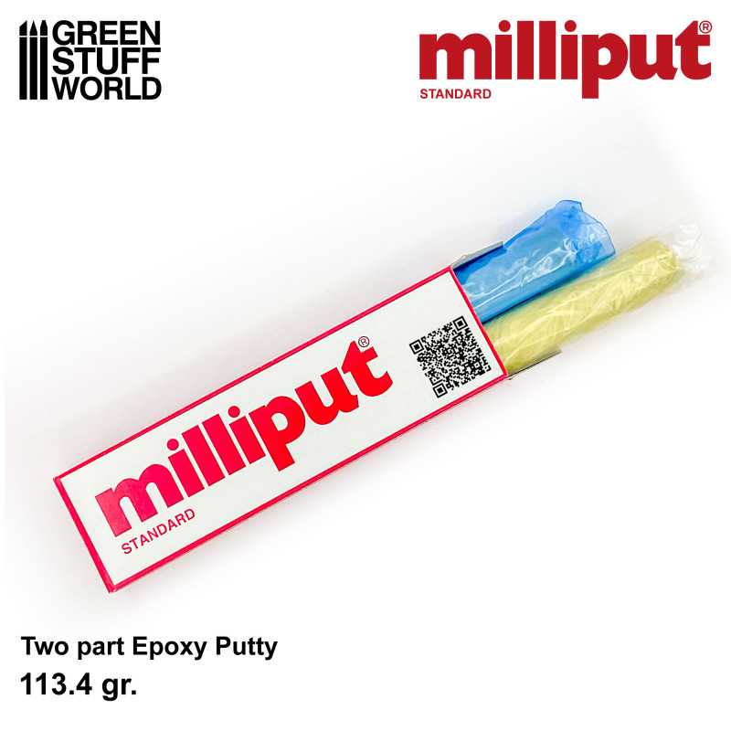 Milliput Standard Epoxy Putty Yellow Grey - 113g