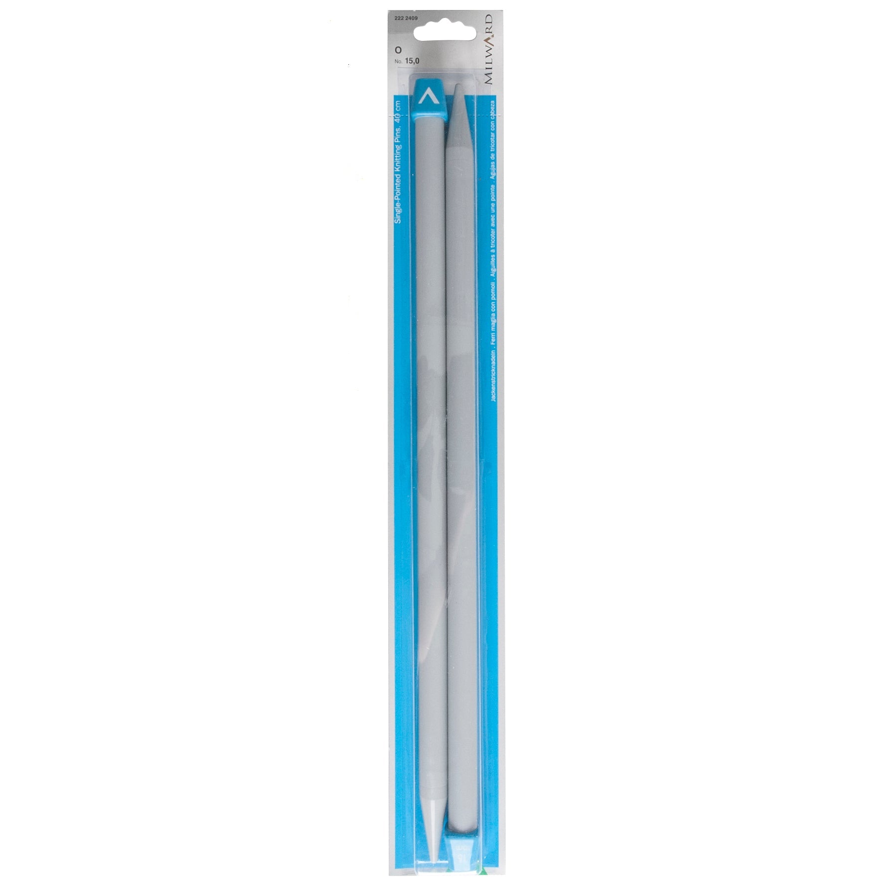 Milward Extra Heavy Gauge Knitting Pins - 40cm | Buy Online from The Home Crafters