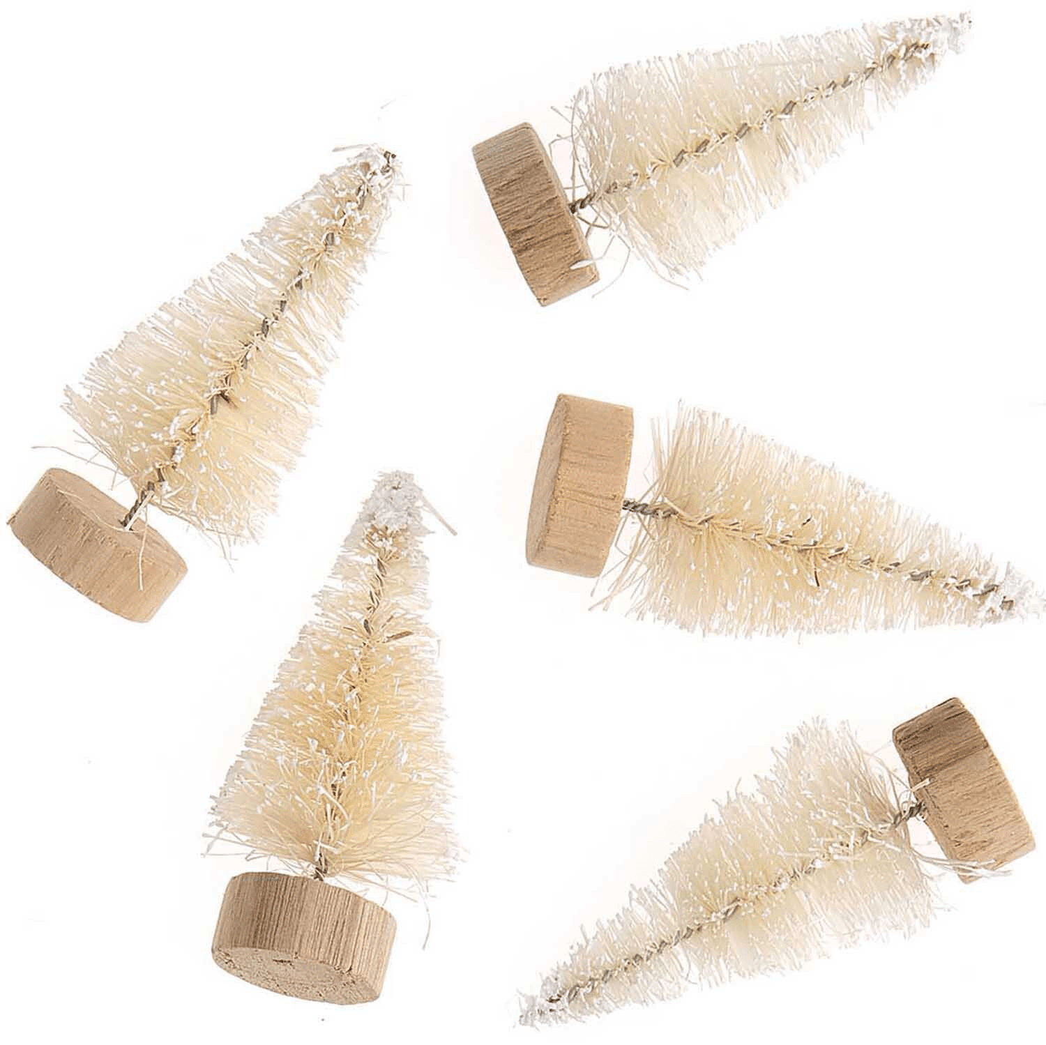 Miniature Fir Trees with Snow Effect: 5cm - 5pc | Buy Online from The Home Crafters