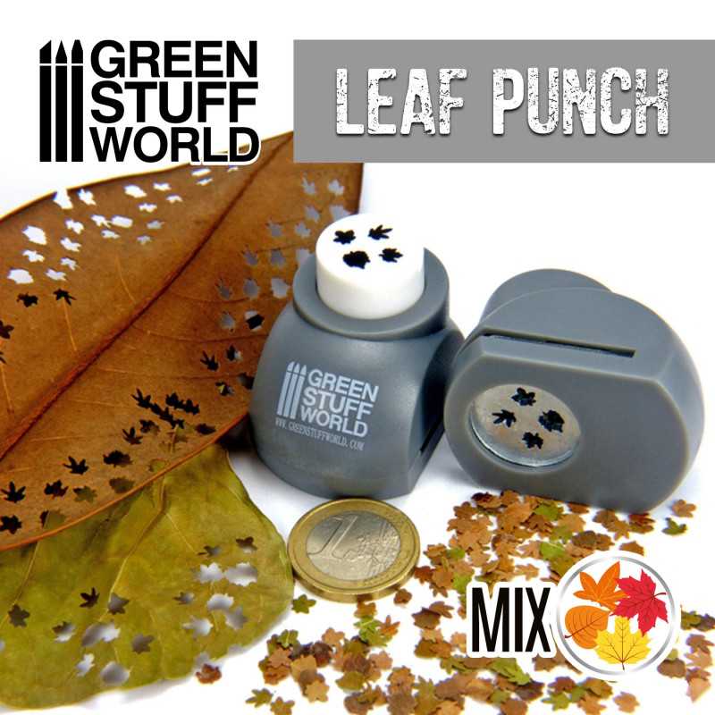 Green Stuff World: Miniature Leaf Punch - Maple, Sycamore, Poplar Mix