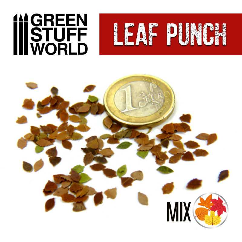 Green Stuff World: Miniature Leaf Punch - Beech, Elm, Birch Mix