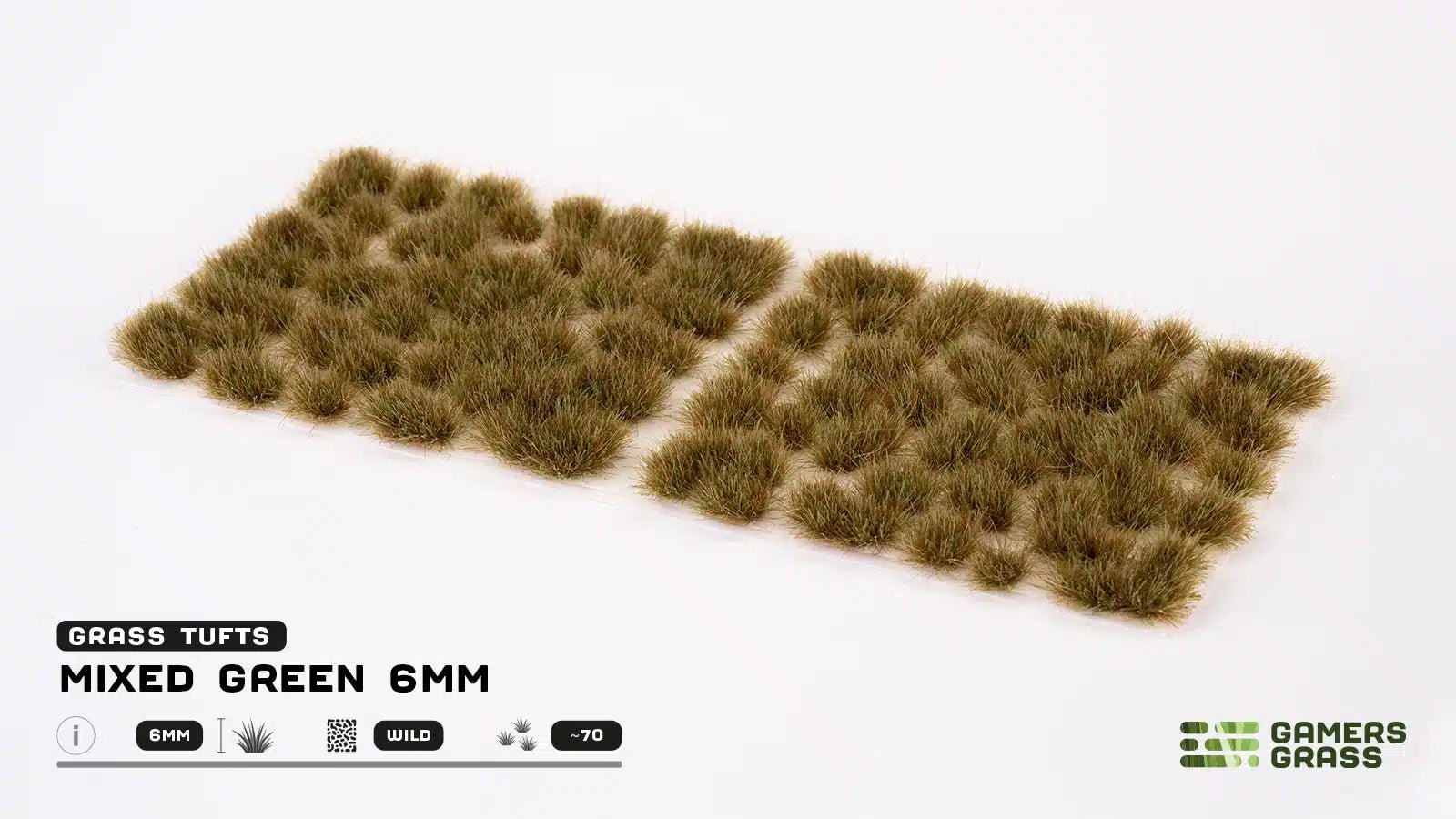 Gamers Grass Mixed Green 6mm - Wild